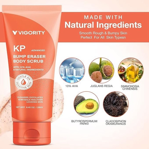 KP Bump Eraser Body Scrub: Keratosis Pilaris & Strawberry Legs Treatment - Picture 4 of 5